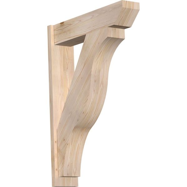 Ekena Millwork Funston Slat Smooth Outlooker, Douglas Fir, 7 1/2"W x 32"D x 44"H OUT08X32X44FST06SDF - main
